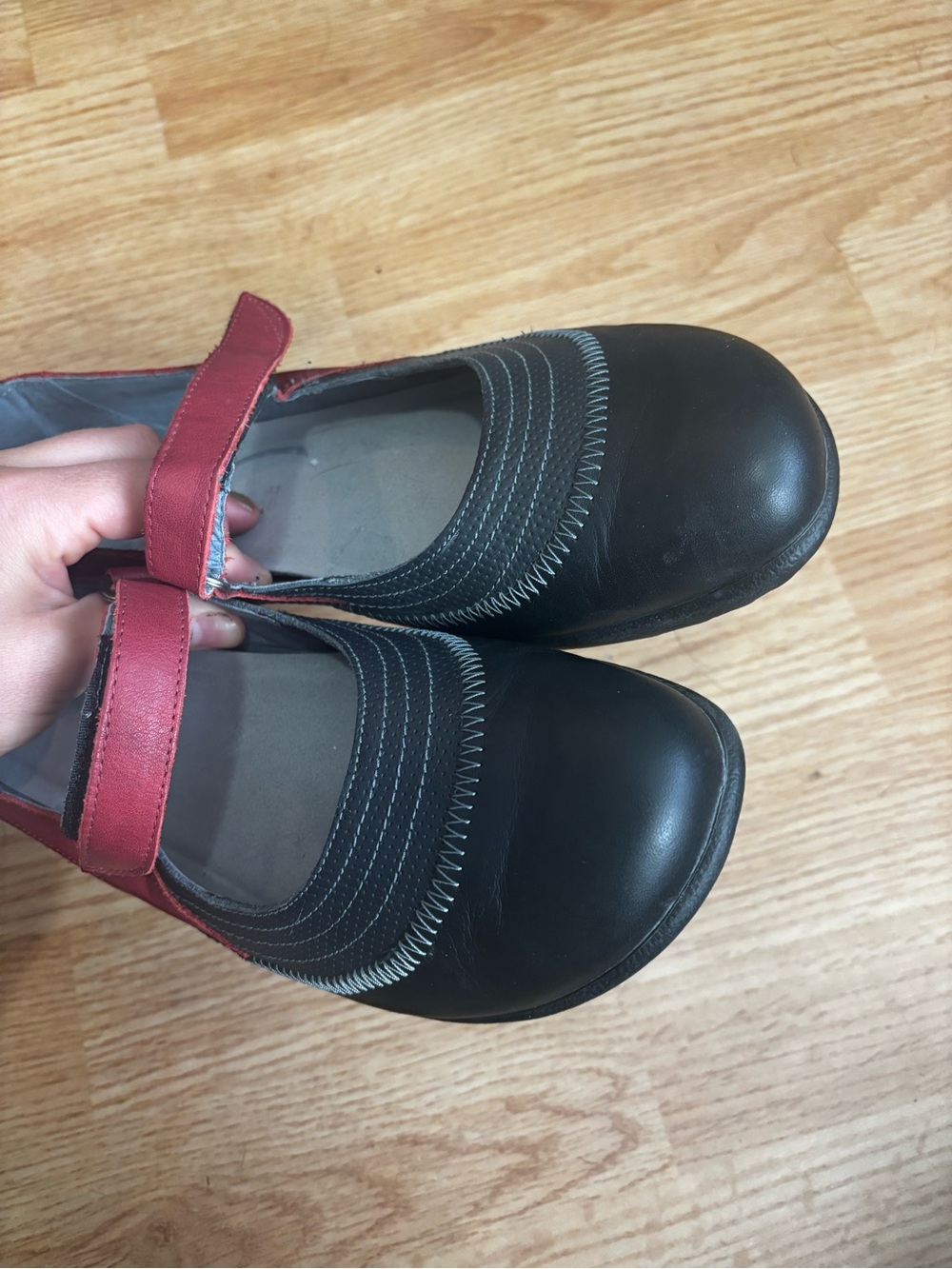Naot Kirei Mary Jane sz 41 red black fall walking comfort support orthopedic 10 - Picture 5 of 7